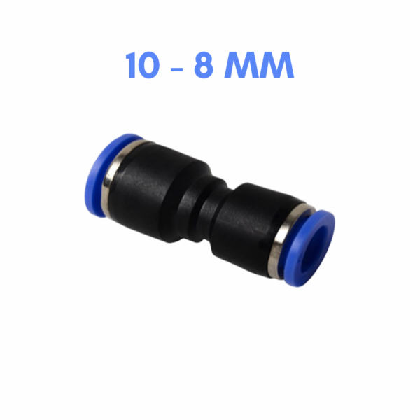 ACOPLE REDUCTOR 10 A 8 MM RAPIDO PLASTICO
