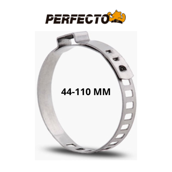 ABRAZADERA TRAK UNIVERSAL 44-110MM (P/ HOMOCINÉTICA) X25UNI.